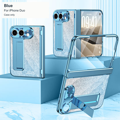 iPhone Duo | Glitter Kickstand Case with Hinge Protection