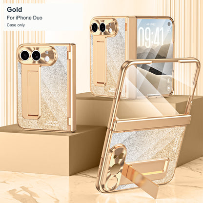 iPhone Duo | Glitter Kickstand Case with Hinge Protection