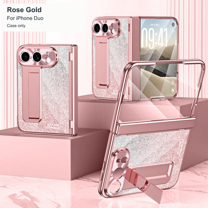 iPhone Duo | Glitter Kickstand Case with Hinge Protection
