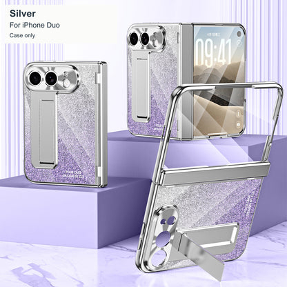 iPhone Duo | Glitter Kickstand Case with Hinge Protection