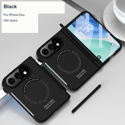 iPhone Duo | Hinge Protection Case with Glass Front & Optional Stylus