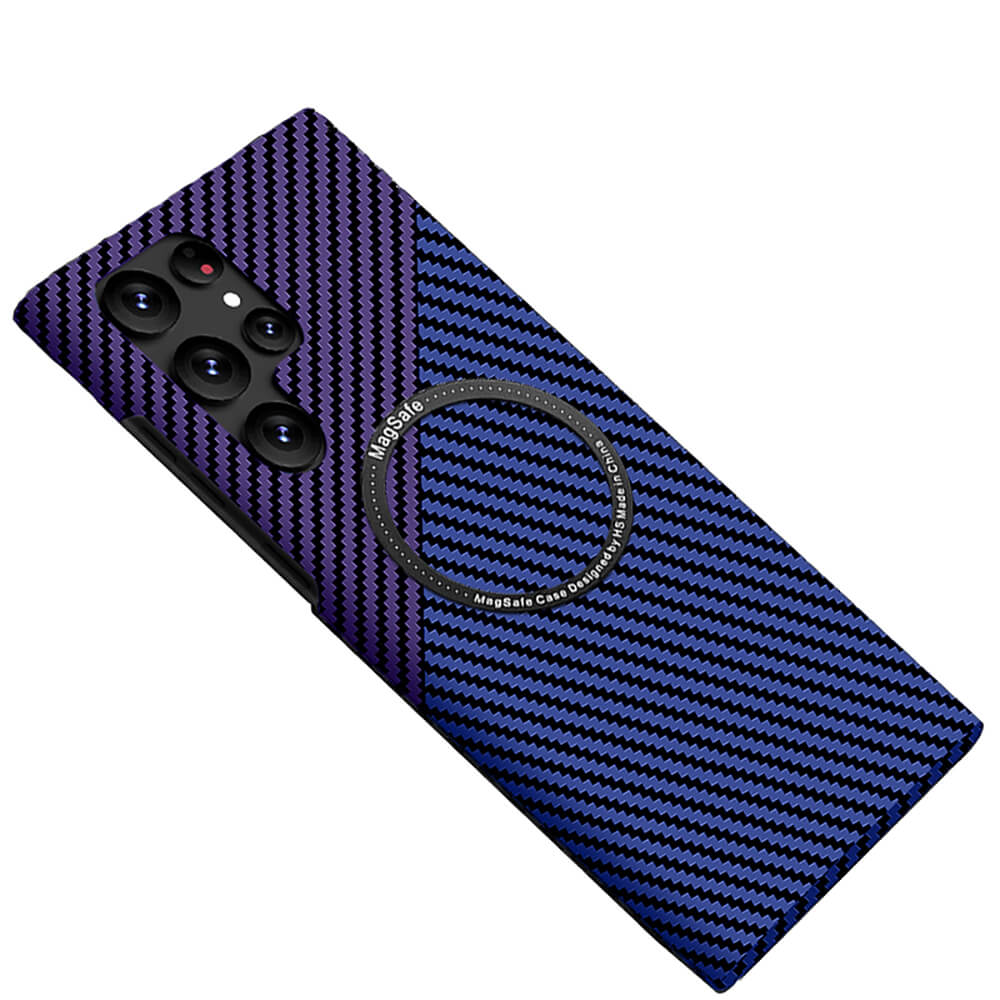 Samsung Galaxy S/A Series | Magnetic Carbon Fiber Phone Case