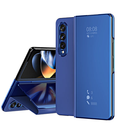 Mirror Clear View Flip Case For Samsung Galaxy Z Fold4 5G - Mycasety Mycasety