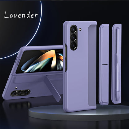 Pen Tray And Bracket 2 in 1 Shockproof Phone Case For Galaxy Z Fold 6/5/4/3