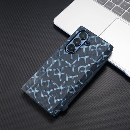 Business Leather Phone Case With Pen-slot & Stylus For Galaxy Z Fold Series