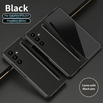 Anti-fall Protective Phone Case With Pen Tray Shell For Galaxy Z Fold 7/6/5/4/3