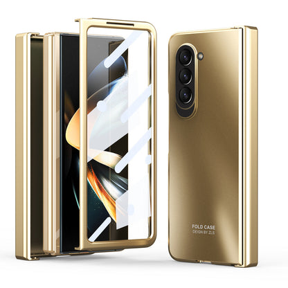 Electroplating All-inclusive Drop-proof Galaxy Z Fold5 Fold4 Case with Screen Protector - Mycasety Mycasety
