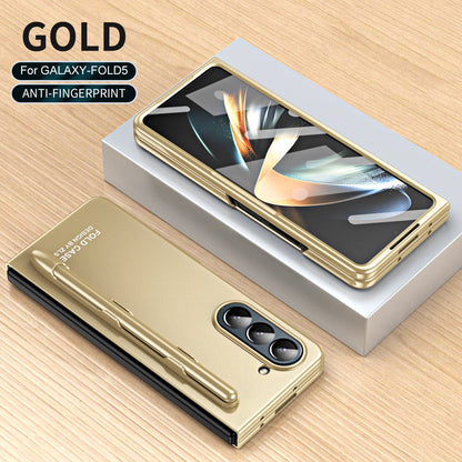 Samsung Galaxy Z Fold 5 Case with Pen Slot and Front Screen Protector Drop Resistant Case - mycasety2023 Mycasety