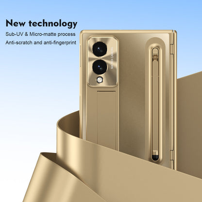 Armor Electroplated Phone Case With Pen Tray & Stylus & Glass Film For Galaxy Z Fold8 Wide Ultra