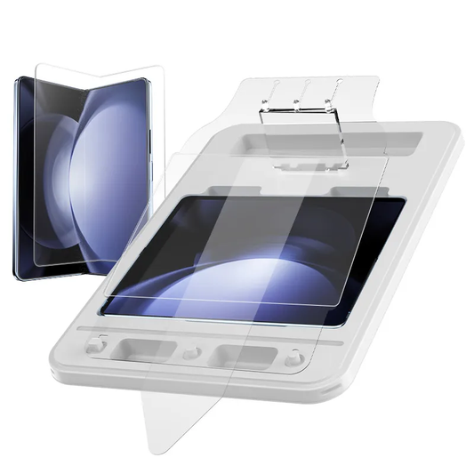 Galaxy Z Fold7 Fold6 Fold5 Fold4 Foldable Screen Protector With Auto Align Mounting Frame Kit