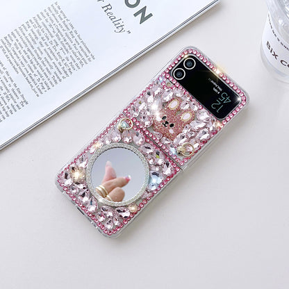 Luxury Rhinestone Samsung Galaxy Z Flip4 Flip3 Folding Phone Case