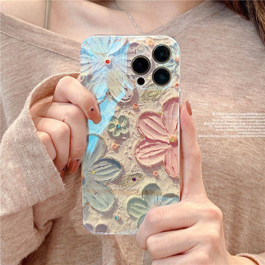 Oil Painting Flower iPhone Series Phone Case