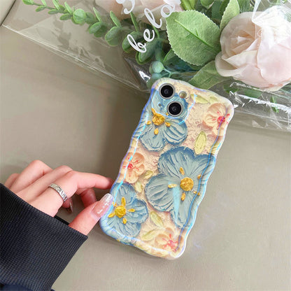 Oil Painting Flowers iPhone Case