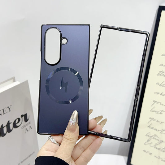 Electroplated Frosted Magnetic Phone Case For Samsung Galaxy Z Fold