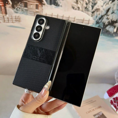 Newest Leather Deer Phone Case For Samsung Galaxy Z Fold