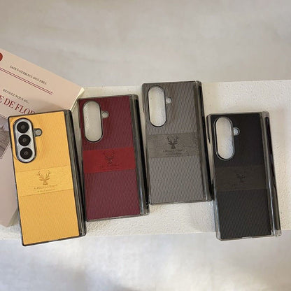 Newest Leather Deer Phone Case For Samsung Galaxy Z Fold