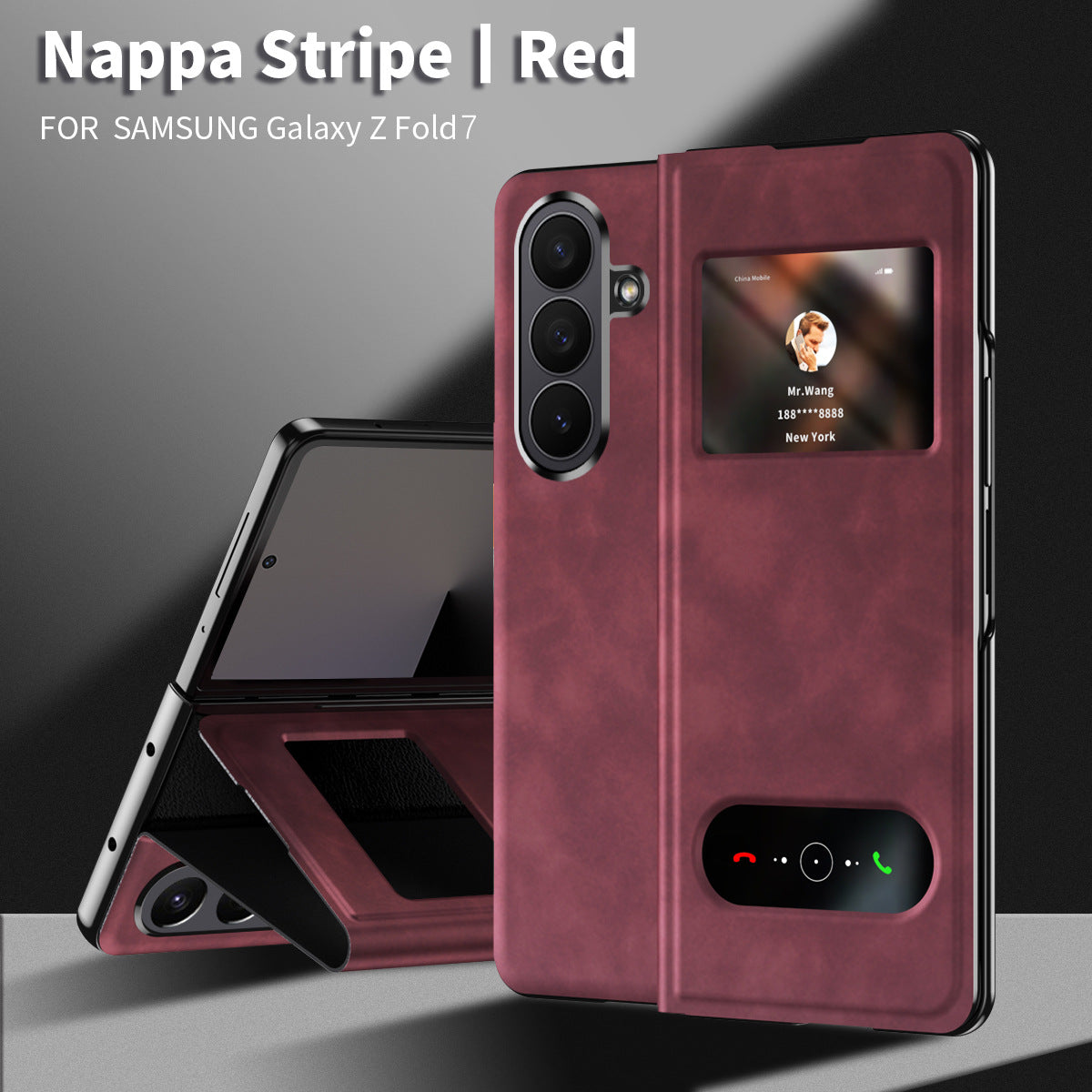 Leather Phone Cover For Galaxy Z Fold Series