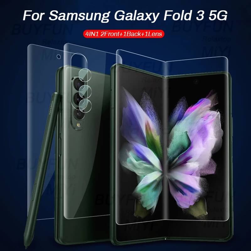 High-End Protective HD Hydrogel Film 4PCS - Samsung Galaxy Z Fold 3 5G - GiftJupiter