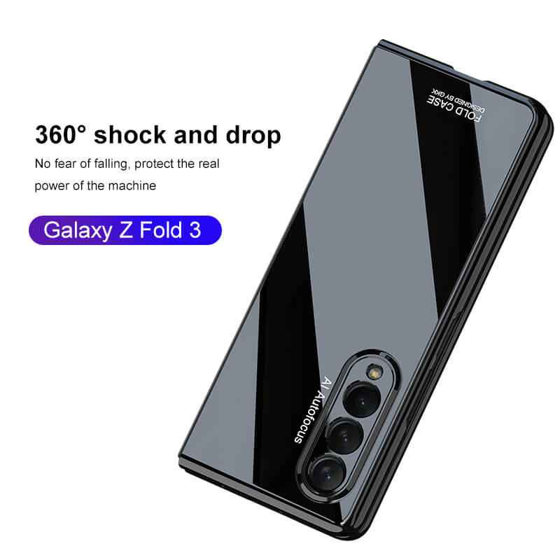 Dealggo | Piano Paint Glass Case for Samsung Galaxy Z Fold 3 2 1 5G