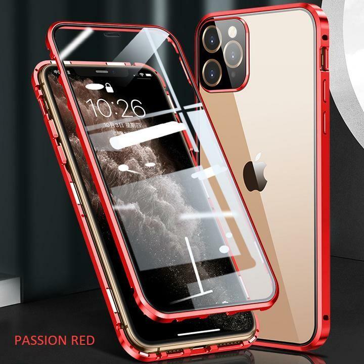 iPhone | 2020 Upgraded Two Side Tempered Glass Magnetic Adsorption Phone Case - Dealggo.com