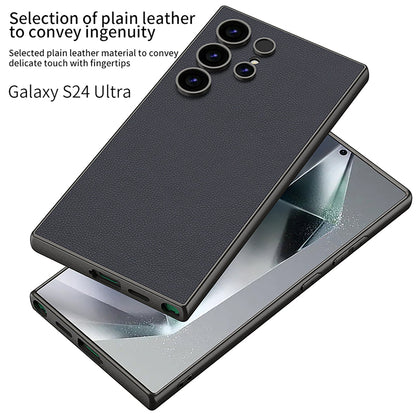 Ultra-thin Genuine Leather Galaxy S24 Ultra Case