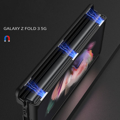 Magnetic Armor All-inclusive Hinge Holder Case For Samsung Galaxy Z Fold3 5G