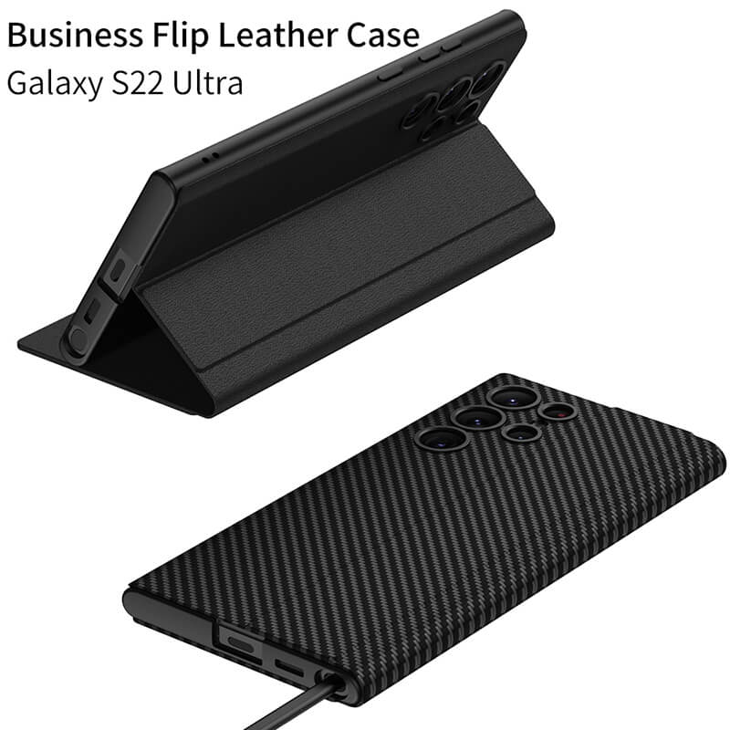 2022 New Flip Leather Case for Samsung Galaxy S22 Ultra 5G
