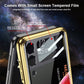 Space Luxury Plating Frame Anti-knock Protection Glass Case For Samsung Galaxy Z Flip3 - GiftJupiter