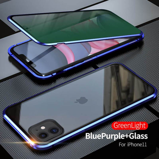 2021 Double-Sided Protection Anti-Peep Tempered Glass Cover For iPhone 11 Series - Dealggo.com