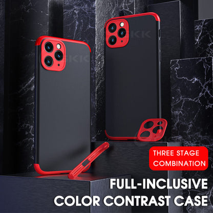 360 Full Protection Camera Precise Hole Protective Phone Case For iPhone - Dealggo.com