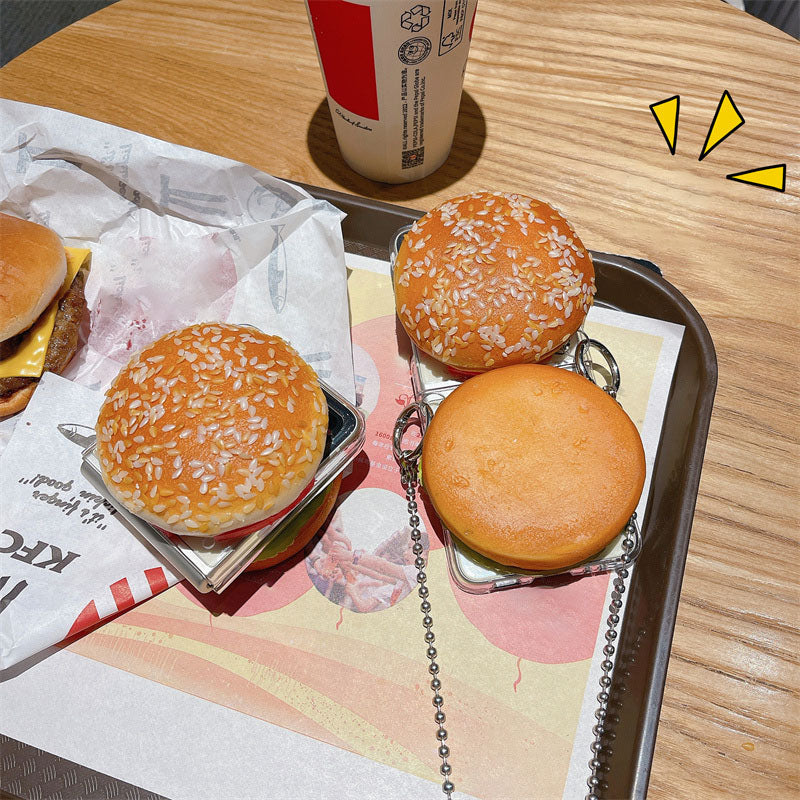 Fun Spoof Three-dimensional Hamburger For Samsung Galaxy Z Flip3/4 Case