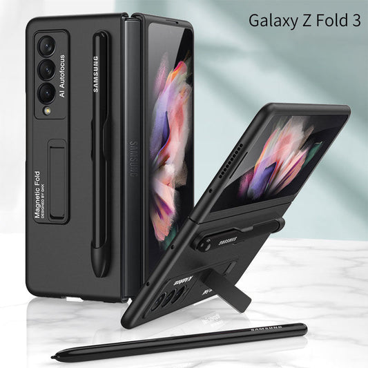 Business Folding Screen With Pen Slot For Samsung Galaxy Z Fold3