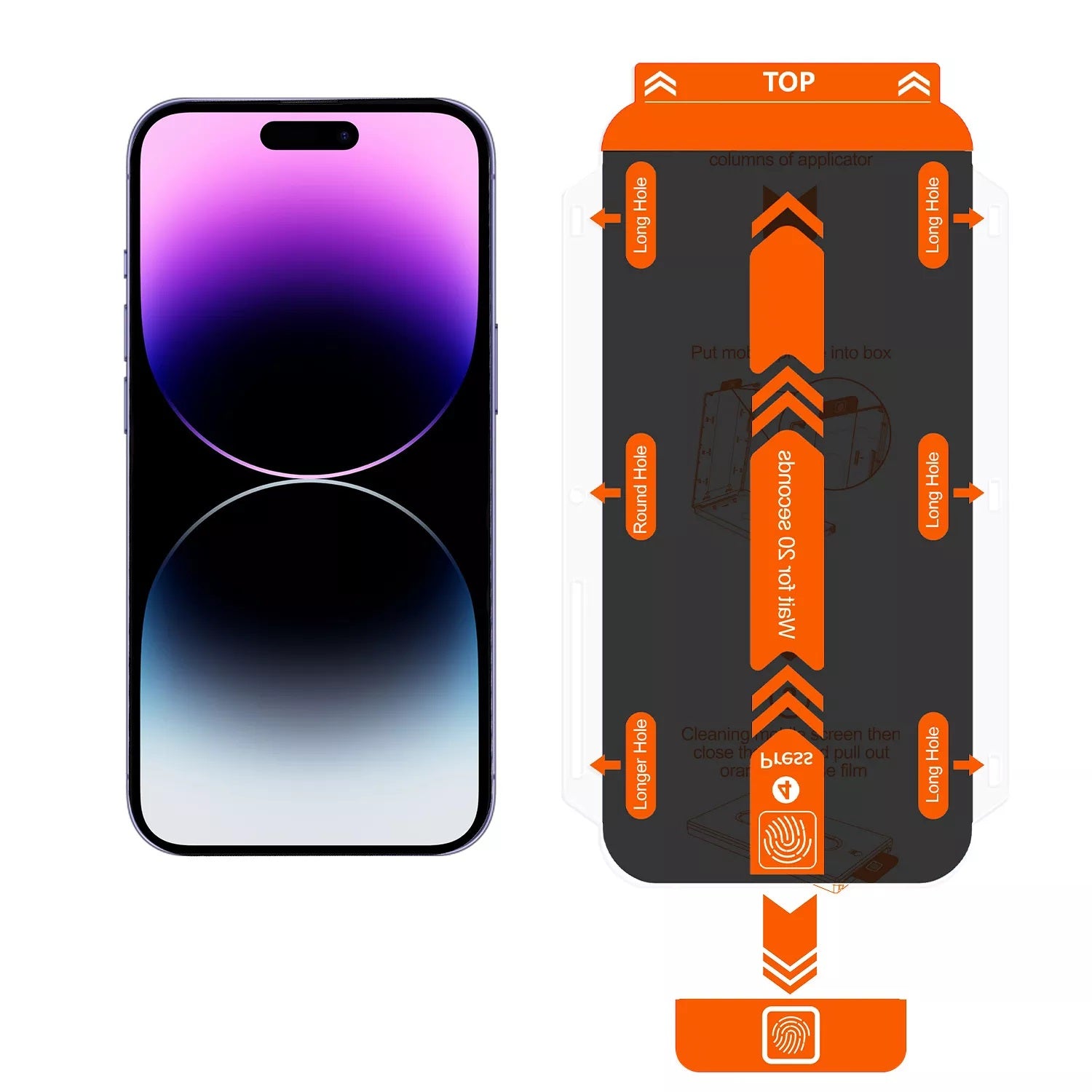 [Only Film Without Box] EASY-INSTALLED Ceramic HD/Privacy Transparent ...
