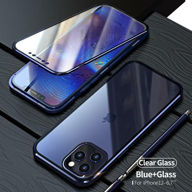 iPhone | 2020 Upgraded Two Side Tempered Glass Magnetic Adsorption Phone Case - Dealggo.com