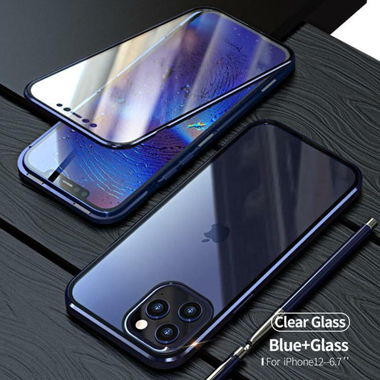 iPhone | 2020 Upgraded Two Side Tempered Glass Magnetic Adsorption Phone Case - Dealggo.com