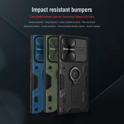 Armor Impact Resistant Bumpers Case for Samsung Galaxy S22 Ultra
