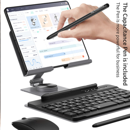 Keyboard Office 360°Rotate Bracket For Samsung Galaxy Z Fold4 Fold3 Fold2/1 5G With Stylus And Mouse