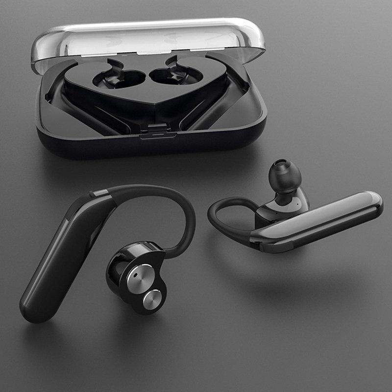 X6 Wireless Bluetooth 5.0 & IP7 Waterproof Double Moving Ring Earbuds - Dealggo.com