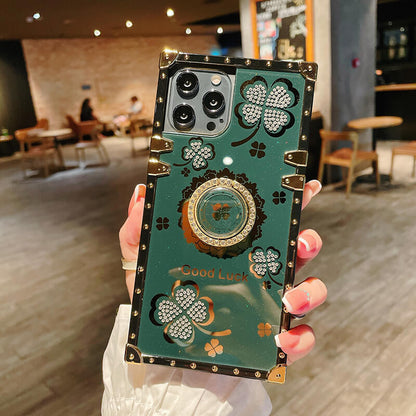 2021 Luxury Four-leaf Clover Fashion Case For iPhone X XS MAX 8 7 6 6S Plus - Dealggo.com