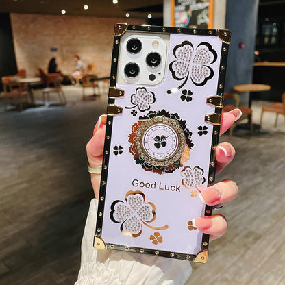 2021 Luxury Four-leaf Clover Fashion Case For iPhone X XS MAX 8 7 6 6S Plus - Dealggo.com