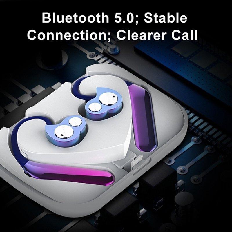 X6 Wireless Bluetooth 5.0 & IP7 Waterproof Double Moving Ring Earbuds - Dealggo.com