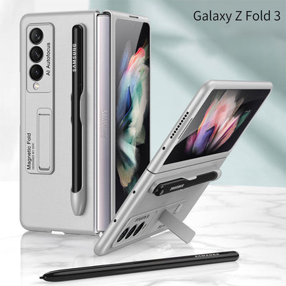Business Folding Screen With Pen Slot For Samsung Galaxy Z Fold3