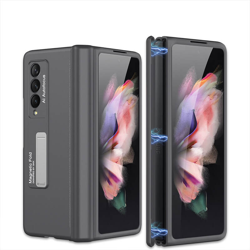 Magnetic Hinge Bracket Tempered Glass Film For Galaxy Z Fold4/Fold3