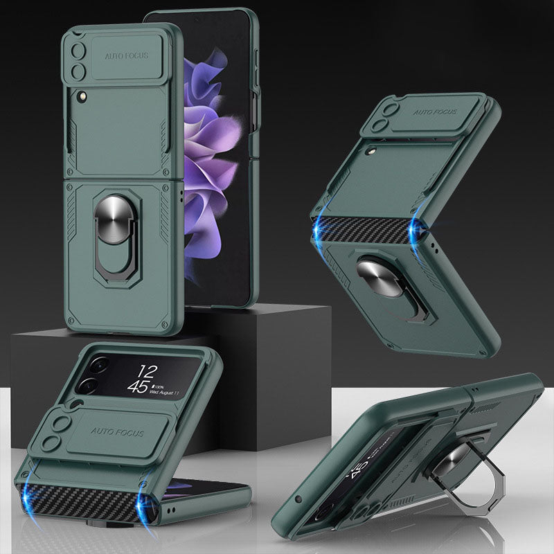 NEWEST Drop Tested Cover With Kickstand Protective Case for Samsung Galaxy Z Flip4 5G