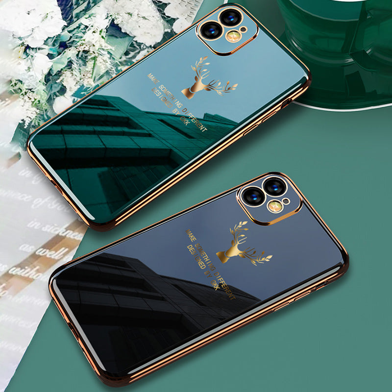 iPhone | 2020 Luxury Plating Deer Pattern Phone Case (BUY 3 ONLY $49.98🔥) - Dealggo.com