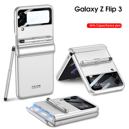 Magnetic All-included Shockproof Hard Case With S Pen Slot For Samsung Galaxy Z Flip4 Flip3 5G