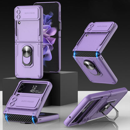 NEWEST Drop Tested Cover With Kickstand Protective Case for Samsung Galaxy Z Flip4 5G