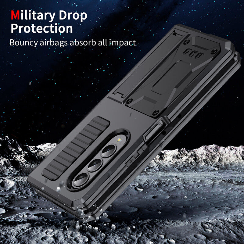 Armor Duty Shock-resistant Dustproof Full Protection Kickstand Cover for Galaxy Z Fold4 5G - GiftJupiter