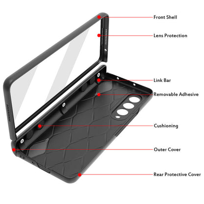 Slim Suitcase All-inclusive Hinge Case For Samsung Galaxy Z Fold3 5G