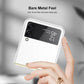 Solid Matte Ultra Slim Hard Shockproof Full Protection Cover For Galaxy Z Flip3 5G - Dealggo.com